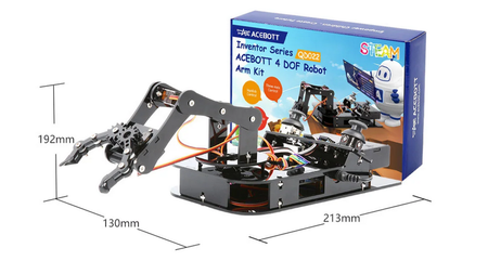 Zestaw edukacyjny Ramię Robota Robotic Arm Kit  DIY STEM