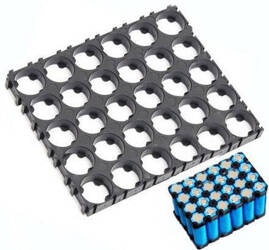 Uchwyt mocujący na 30 akumulatorów 18650 - 6x5