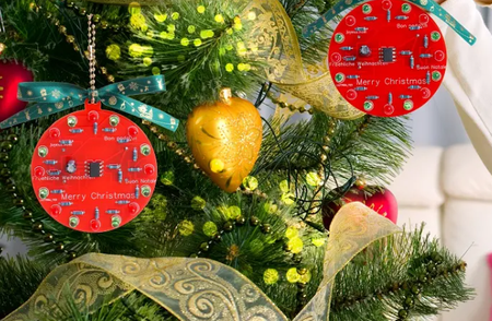 Bombka dekoracja na choinkę LED DIY kolor zielona czerwona