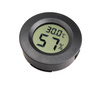 Termometr + higrometr LCD -50~110°C okrągły czarny