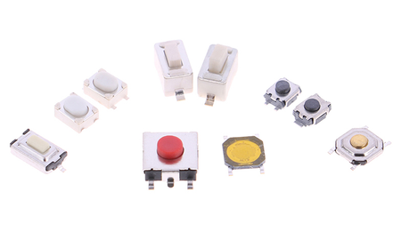 Zestaw przycisków tact switch SMD 250szt