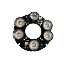 Moduł oświetlenia podczerwienią 6 diod soczewka 60