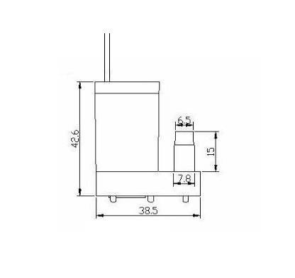 Mini pompka do cieczy 5V zatapialna 80L/h