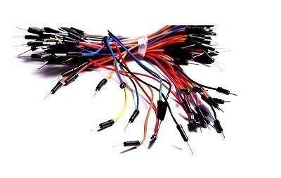 Zestaw kable/zworki 65szt.