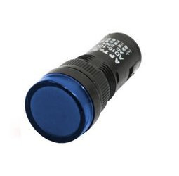 Kontrolka LED 19mm 12V AC / DC niebieska