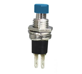 Przełącznik monostabilny 1A 250V PBS-10Bblu Blue