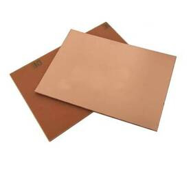 Laminat FR4 PCB 1 warstwa 10x15cm gr 1,6mm 0,35u