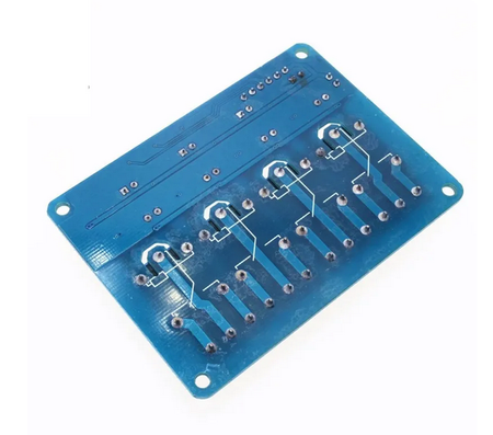 Moduł 4-kanałowy przekaźnik 5V 10A stan niski