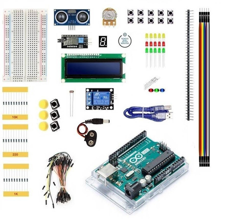 Zestaw startowy do Arduino Uno Rev3 BASIC z akcesoriami