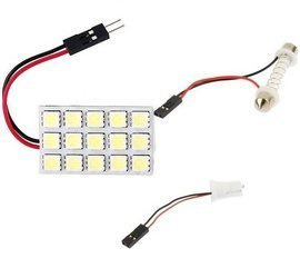 Moduł 15 LED 5050 12V 23x36mm biały zimny