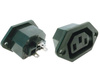 Gniazdo zasilające AC IEC żeńskie do obudowy