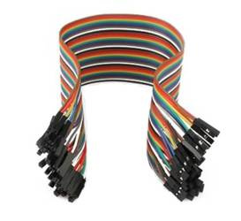 Przewody kable zworki żeńsko - żeńskie 40szt 30cm