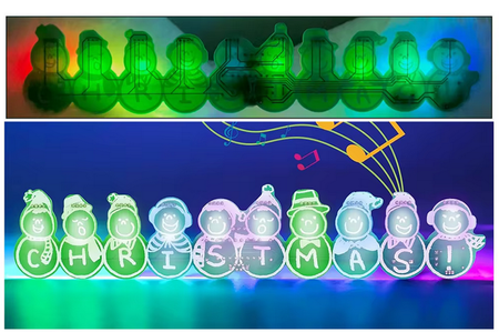 Świąteczny muzyczny zestaw elektroniczny DIY LED BAŁWANKI