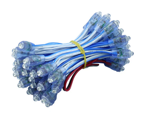 Łańcuch Pixel LED 12V biały 50 LED IP65