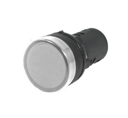  Kontrolka LED 28mm 24V AC/DC biała