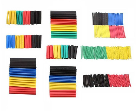 Zestaw 328 rurek termokurczliwych do izolacji przewodów + akcesoria