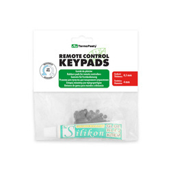 Gumki do naprawy pilotów 100 szt + klej silikonowy