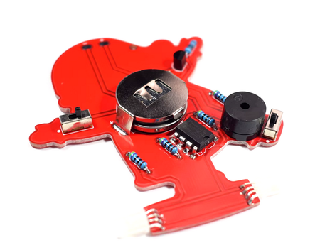 ŚWIĘTY MIKOŁAJ elektroniczny LED DIY KIT nauka lutowania