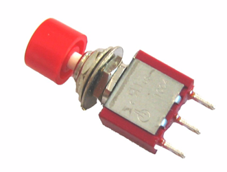 Przycisk PS-102 monostabilny 2A 250V okrągły