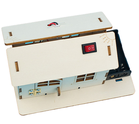 Domek drewniany do samodzielnego montażu DIY STEM