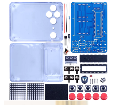 GRA elektroniczna TETRIS LED DIY KIT nauka lutowania