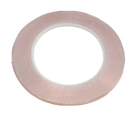 Taśma miedziana EMI z klejem 3mm 25u samoprzylepna 30m