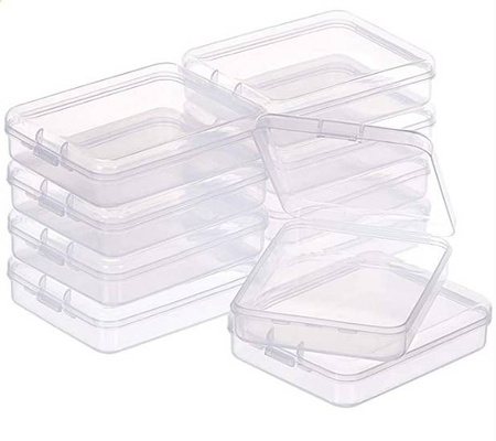 Pudełko organizer transparentny 11,2x8,9x2,7cm