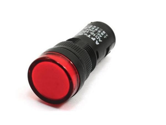 Kontrolka LED 19mm 12V AC/DC czerwona