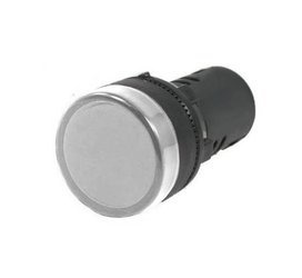 Kontrolka LED 28mm 24V AC/DC biała