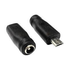 Adapter przejściówka gniazdo 2.1/5.5  wtyk micro USB