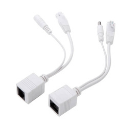Adapter POE RJ45 do sieci LAN biały