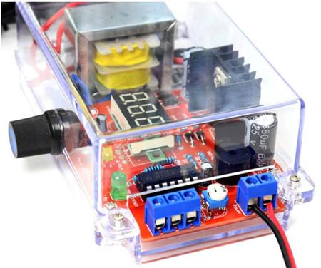 Zasilacz regulowany laboratoryjny LM317 KIT DIY