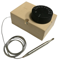 Termostat z kapilarą 0°C~40°C 16A/250V w obudowie