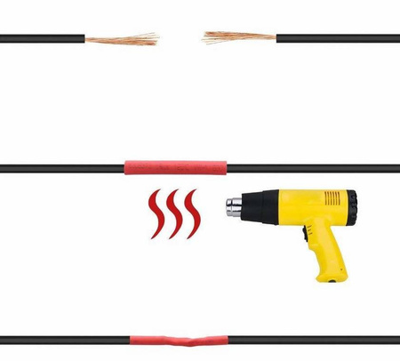 Zestaw 328 rurek termokurczliwych do izolacji przewodów + akcesoria