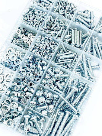 Zestaw 1100szt śrubek/nakrętek M3, M4, M5, M6
