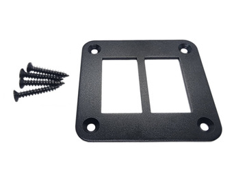 Ramka aluminiowa CARLING 74X68MM na 2 przełączniki