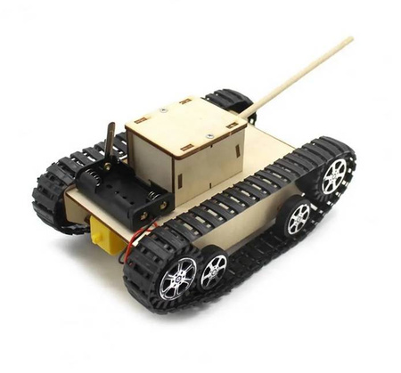 Czołg drewniany do samodzielnego montażu DIY STEM