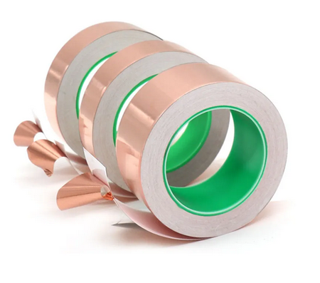 Taśma miedziana EMI z klejem 100mm 25u samoprzylepna 30m