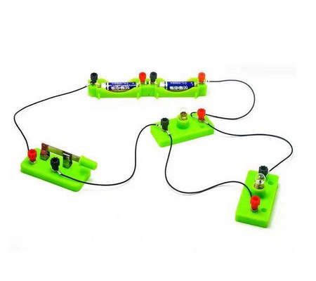 Zestaw edukacyjny do budowy prostych obwodów elektrycznych