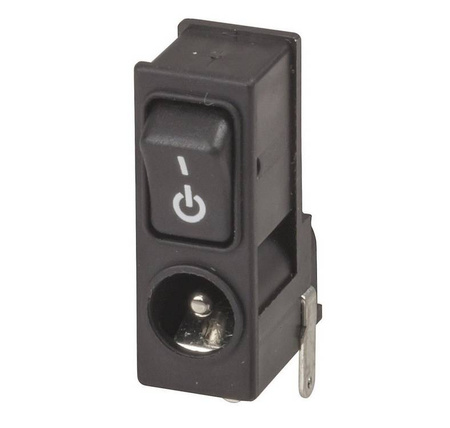 Gniazdo DC 2.1/5.5 z wyłącznikiem 