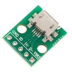 Przejściówka Micro USB na PCB DIP 5 PIN