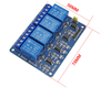 Moduł 4-kanałowy przekaźnik 5V 10A stan niski