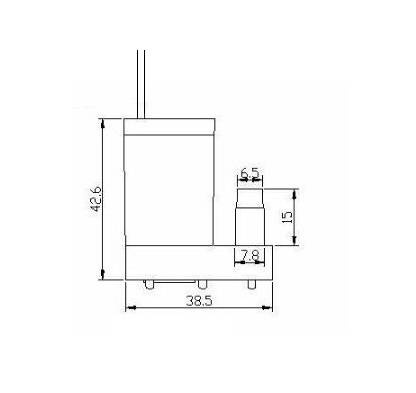 Mini pompka do cieczy 5V USB zatapialna 80L/h