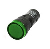 Kontrolka LED 19mm 12V AC / DC zielona