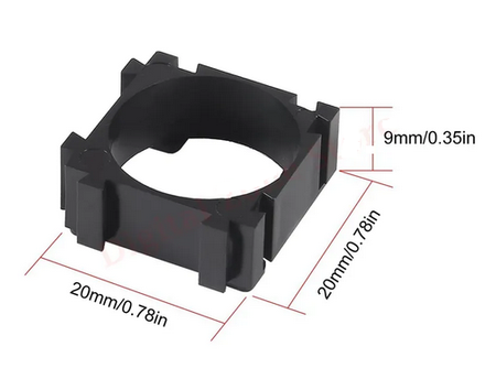Uchwyt mocujący na 1 akumulator 18650
