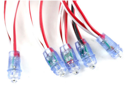 Łańcuch Pixel LED 5V czerwony 50 LED IP65