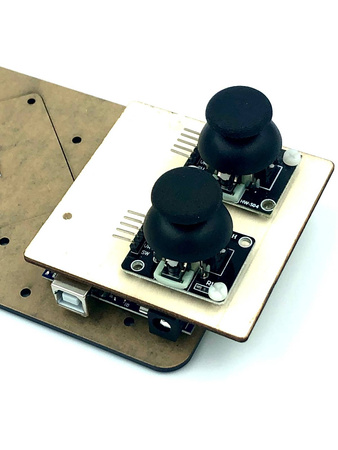 ZESTAW RAMIĘ RAMIE ROBOTA 2x joystick + Moduł sterujący UNO