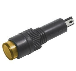 Kontrolka neonówka 8mm 230V AC żółta