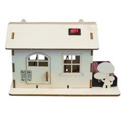 Domek drewniany do samodzielnego montażu DIY STEM