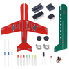 Samolot LED 3D na baterie KIT- do samodzielnego złożenia